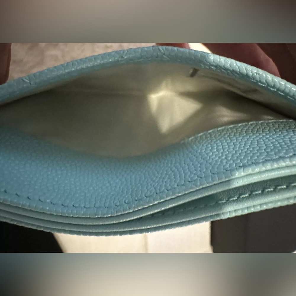 Chanel Tiffany light blue Card Holder Wallet - Picture 6 of 8
